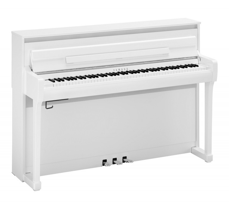 Yamaha Digitalpiano Clavinova CLP 885 PWH weiß hochglanz, poliert