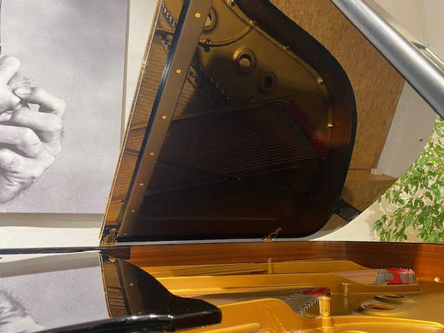 Blick ins Instrument Steinway A Flügel